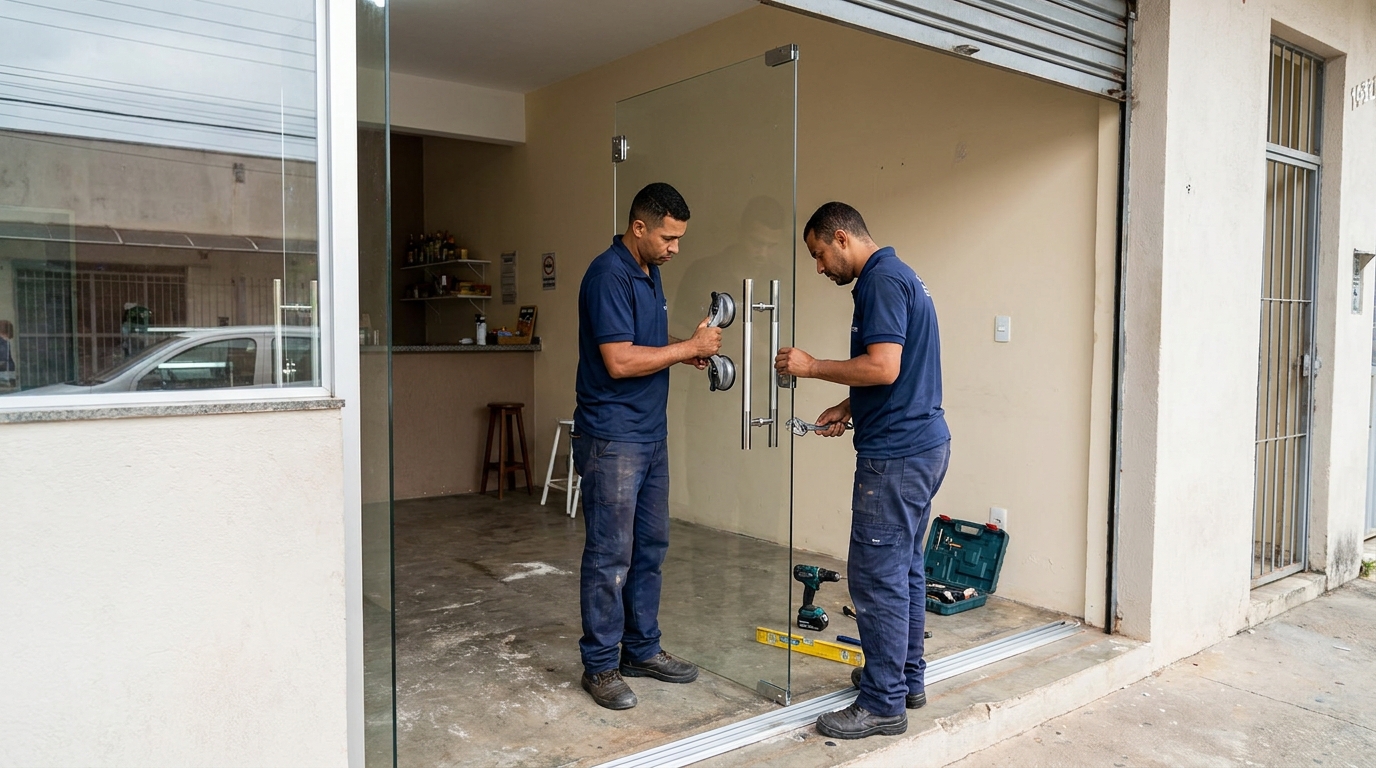 Portas em Vidro em Montes Claros‑MG