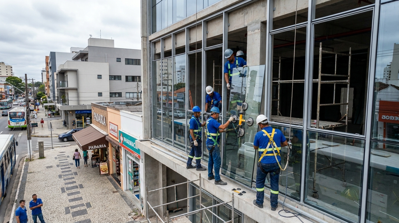 Fachada de Vidro em Montes Claros‑MG